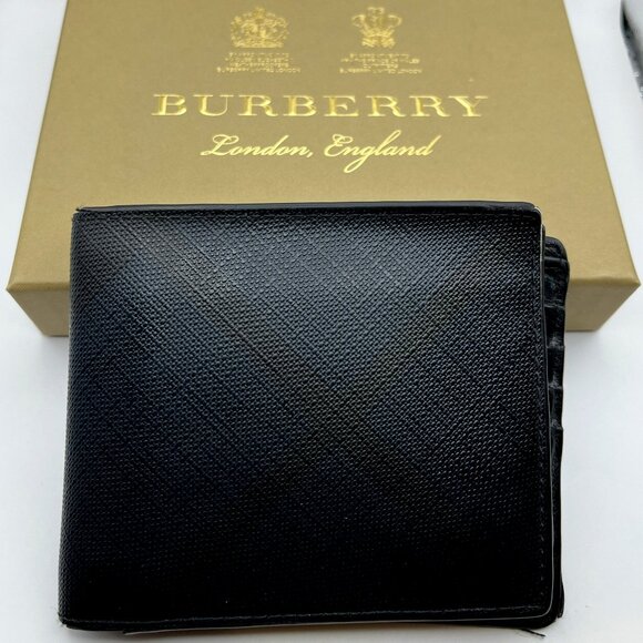 Burberry London Check Ronan Bifold - Navy/Black w/Original Packaging - Picture 1 of 9